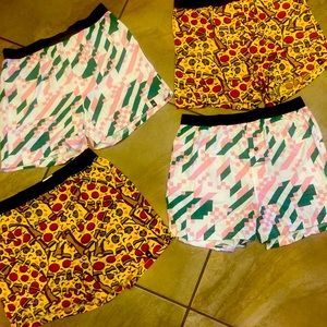 Lot 4 Me Undies Designer Mens Boxer Underwear UNISEX Boxer Shorts Sz M 32 34 36